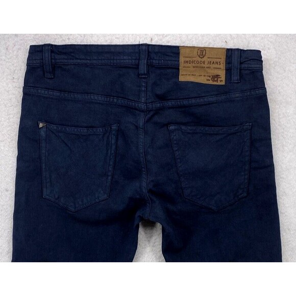 INDICODE Clay Jeans Men's Size 31x32 Black Slim Fit Stretchy Zip Fly Pants - Picture 9 of 12